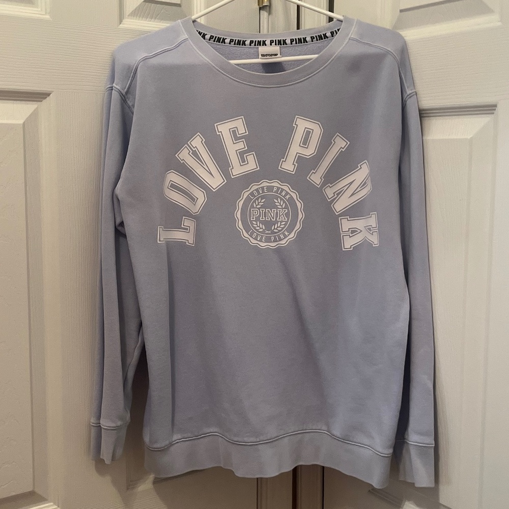 Light Blue Victoria's Secret Sweatshirt